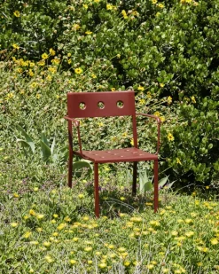 HAY Balcony armchair, iron red