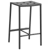 HAY Balcony bar stool, 65 cm, anthracite