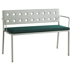 HAY Balcony Dining bench cushion, palm green