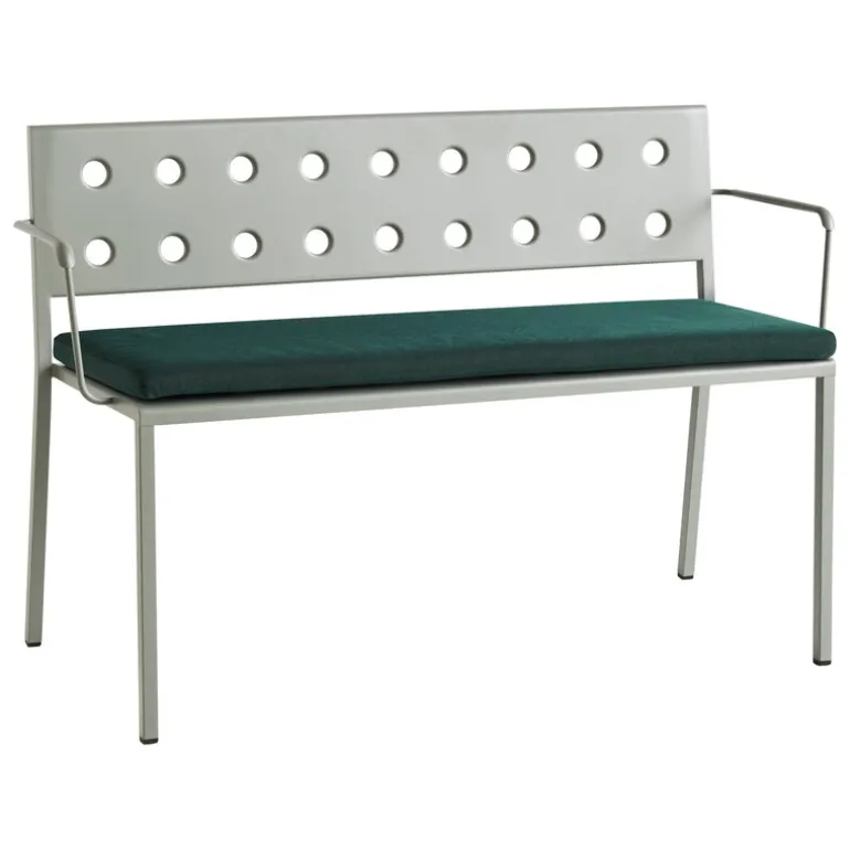 HAY Balcony Dining bench cushion, palm green