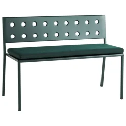 HAY Balcony Dining bench cushion, palm green