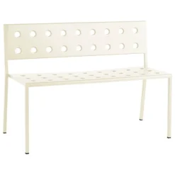 HAY Balcony Dining bench, 114 x 52 cm, chalk beige