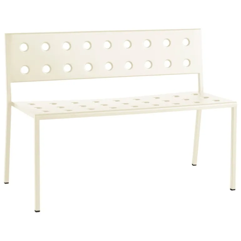 HAY Balcony Dining bench, 114 x 52 cm, chalk beige