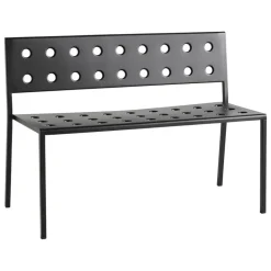 HAY Balcony Dining bench, 114 x 52 cm, anthracite