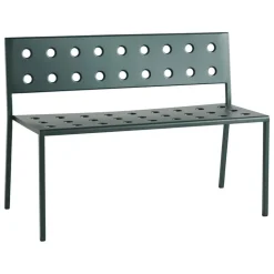 HAY Balcony Dining bench, 114 x 52 cm, dark forest