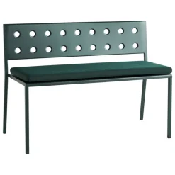 HAY Balcony Dining bench, 114 x 52 cm, dark forest