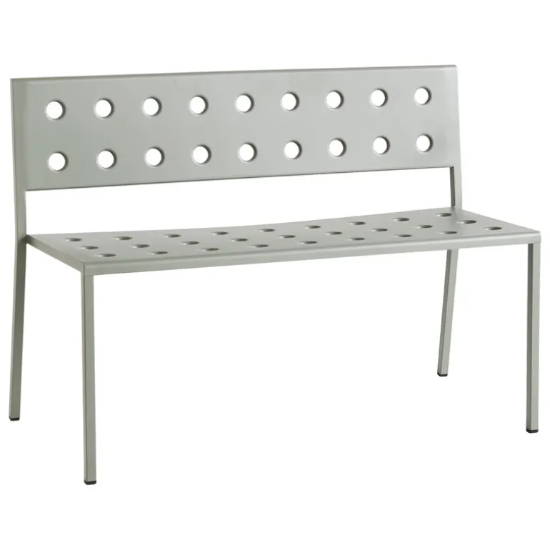 HAY Balcony Dining bench, 114 x 52 cm, desert green