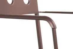 HAY Balcony lounge armchair, iron red