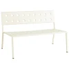 HAY Balcony Lounge bench, 113,5 x 69 cm, chalk beige