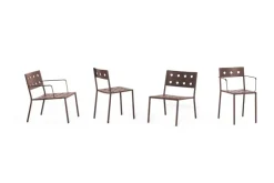 HAY Balcony lounge chair, iron red