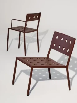 HAY Balcony lounge chair, iron red