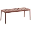 HAY Balcony low table, 96,5 x 41 cm, iron red