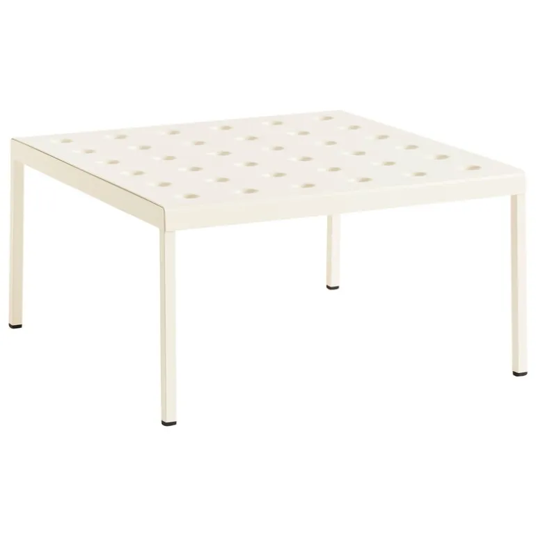 HAY Balcony low table, 75 x 76 cm, chalk beige
