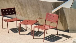 HAY Balcony low table, 50 x 51,5 cm, iron red