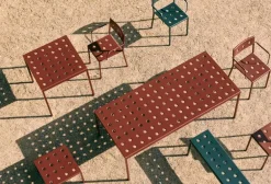 HAY Balcony low table, 50 x 51,5 cm, iron red