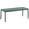 HAY Balcony low table, 96,5 x 41 cm, dark forest