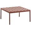HAY Balcony low table, 75 x 76 cm, iron red