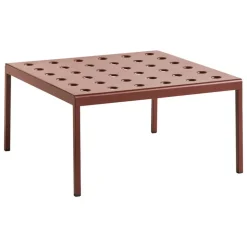 HAY Balcony low table, 75 x 76 cm, iron red