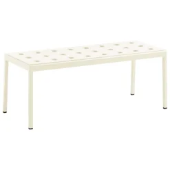 HAY Balcony low table, 96,5 x 41 cm, chalk beige