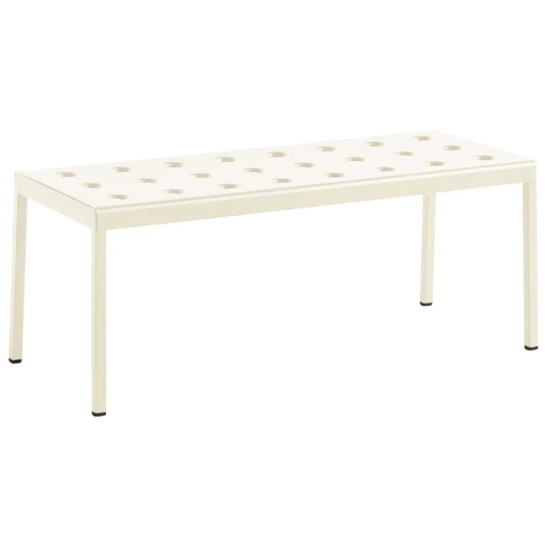 HAY Balcony low table, 96,5 x 41 cm, chalk beige