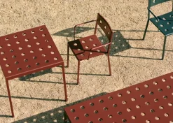 HAY Balcony table, 144 x 76 cm, iron red