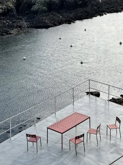 HAY Balcony table, 144 x 76 cm, iron red