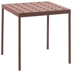 HAY Balcony table, 75 x 76 cm, iron red