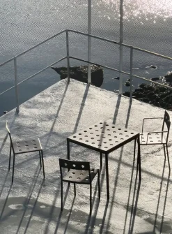 HAY Balcony table, 75 x 76 cm, anthracite