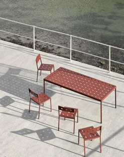 HAY Balcony table, 190 x 87 cm, iron red
