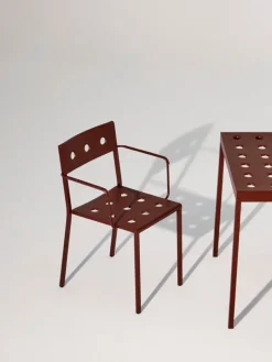 HAY Balcony table, 190 x 87 cm, iron red