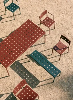 HAY Balcony table, 190 x 87 cm, iron red