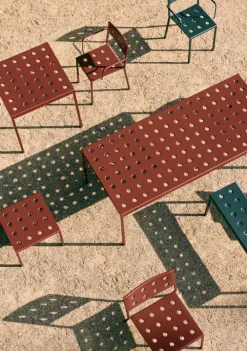 HAY Balcony table, 190 x 87 cm, iron red