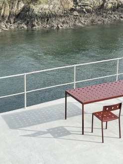 HAY Balcony table, 190 x 87 cm, iron red
