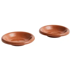 HAY Barro bowl, set of 2, natural terracotta