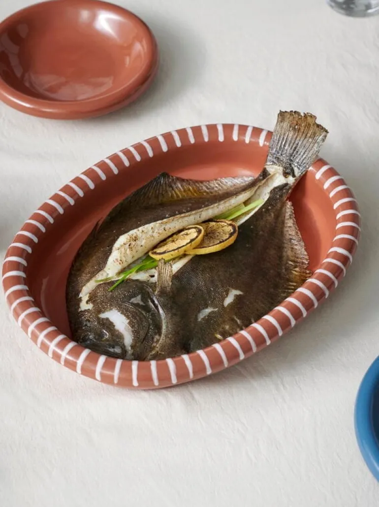 HAY Barro bowl, set of 2, natural terracotta