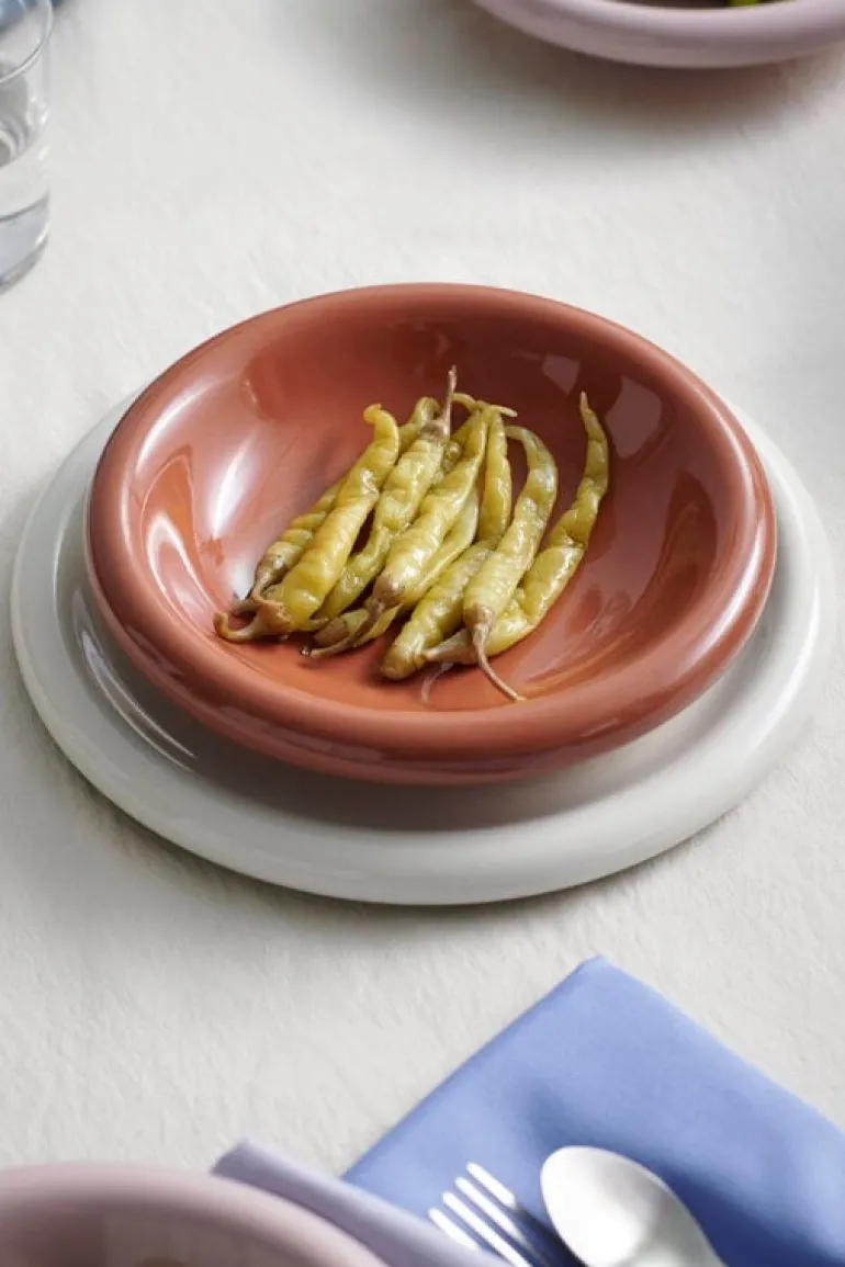 HAY Barro bowl, set of 2, natural terracotta