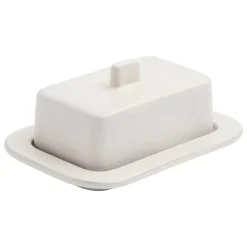 HAY Barro butter dish, off-white