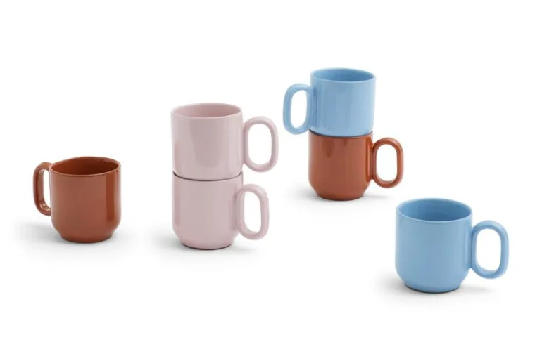 HAY Barro cup, set of 2, light blue