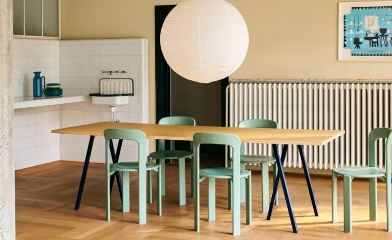 HAY Barro jug, tall, dark blue