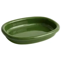 HAY Barro oval dish, L, green
