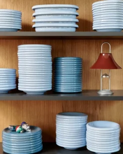 HAY Barro oval dish, S, light blue