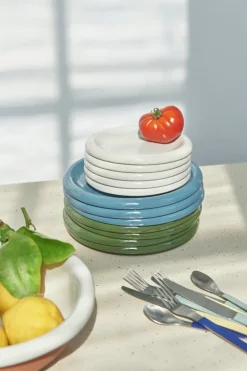 HAY Barro plate, set of 2, 24 cm, dark blue