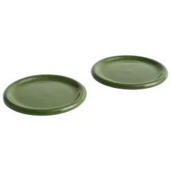 HAY Barro plate, set of 2, 24 cm, green