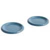HAY Barro plate, set of 2, 18 cm, dark blue