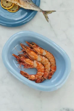 HAY Barro plate, set of 2, 18 cm, dark blue