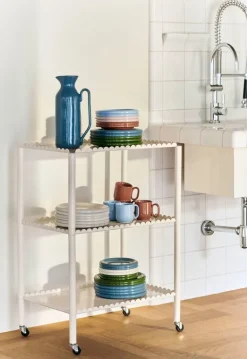 HAY Barro plate, set of 2, 18 cm, dark blue