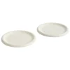 HAY Barro plate, set of 2, 24 cm, off-white