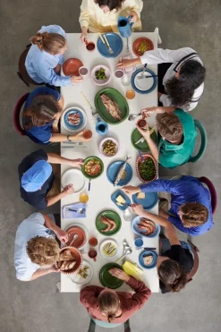 HAY Barro plate, set of 2, 24 cm, off-white