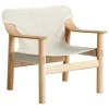HAY Bernard lounge chair, oak - canvas