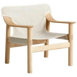 HAY Bernard lounge chair, oak - canvas